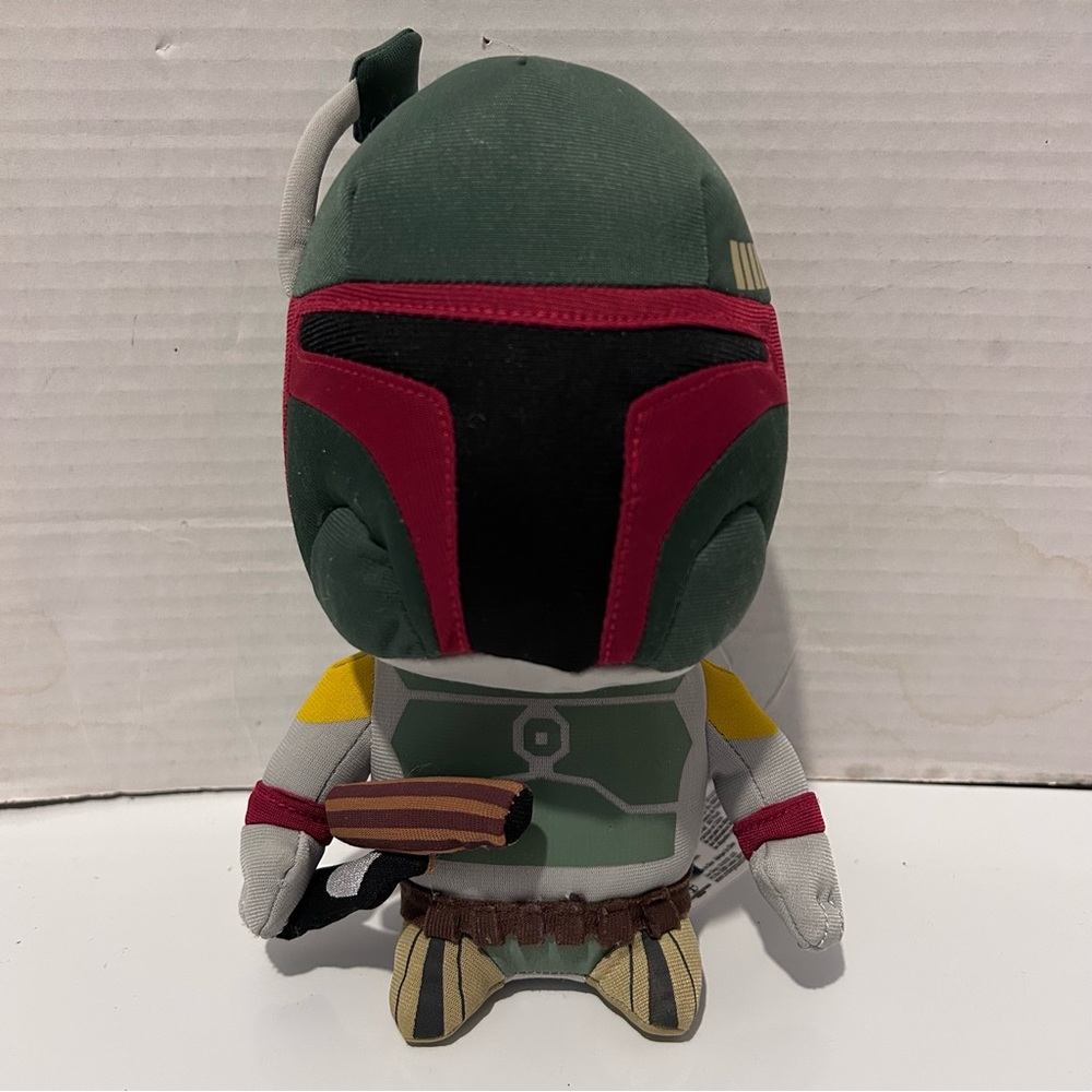 2010 Star Wars talking Boba Fett Plush Toy - Green and Red